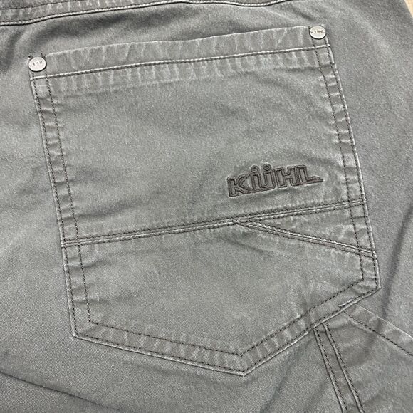 Kuhl Shorts Mens 38 Gray Stretch Hiking Outdoor Trail Utility Adventure - Picture 8 of 12